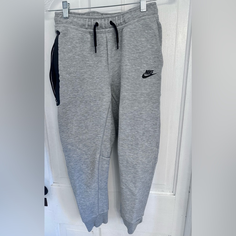 Nike Gray Sweatpants with Black Accents